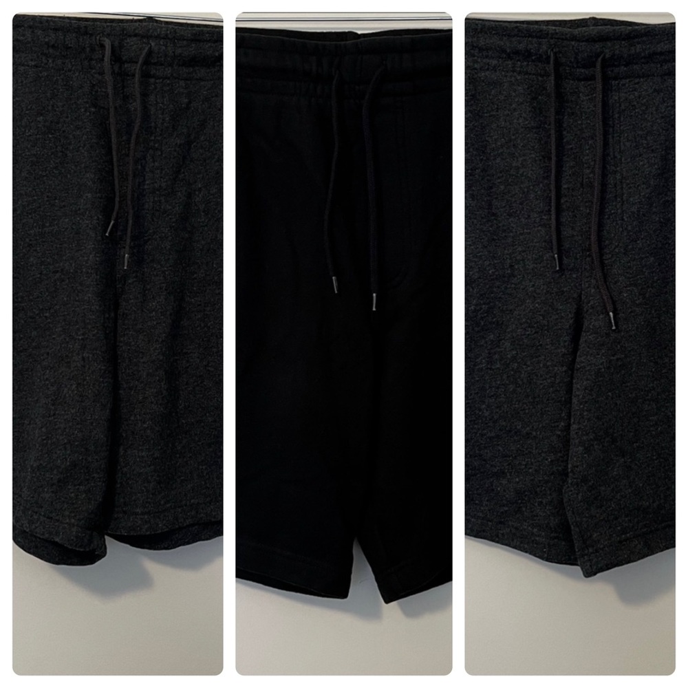 Bundle of three knit shorts.